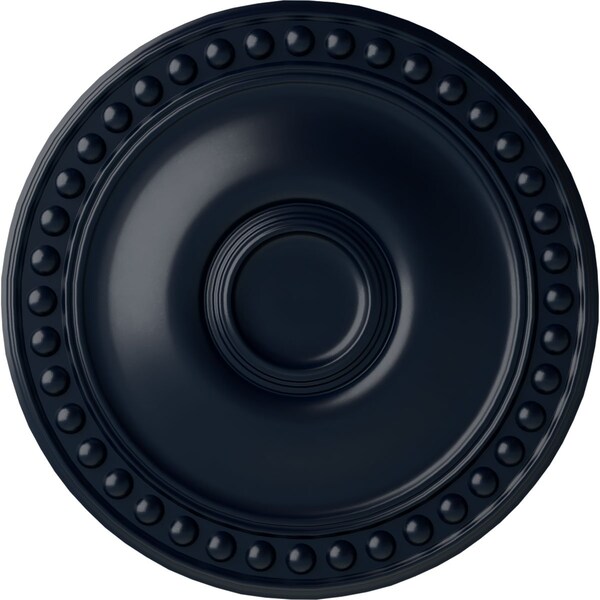 Ekena Millwork Foster Ceiling Medallion (Fits Canopies up to 5 5/8"), Hand-Painted Midnight Dream, 19 1/8"OD x 1"P CM19FOMDF - main
